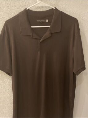 Banana Republic Men's Dark Brown Polo